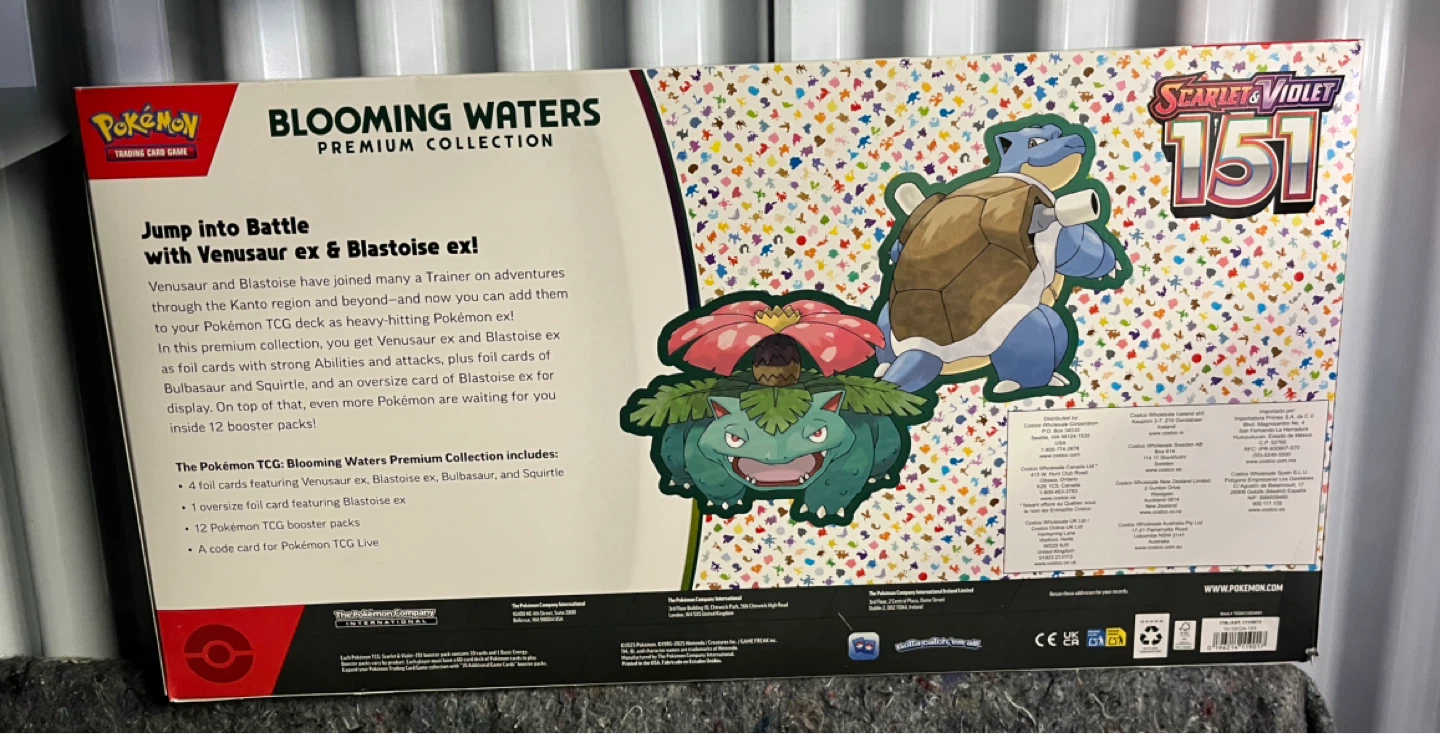 Pokemon SV 151 Blooming Waters Premium Collection Box - photo 2