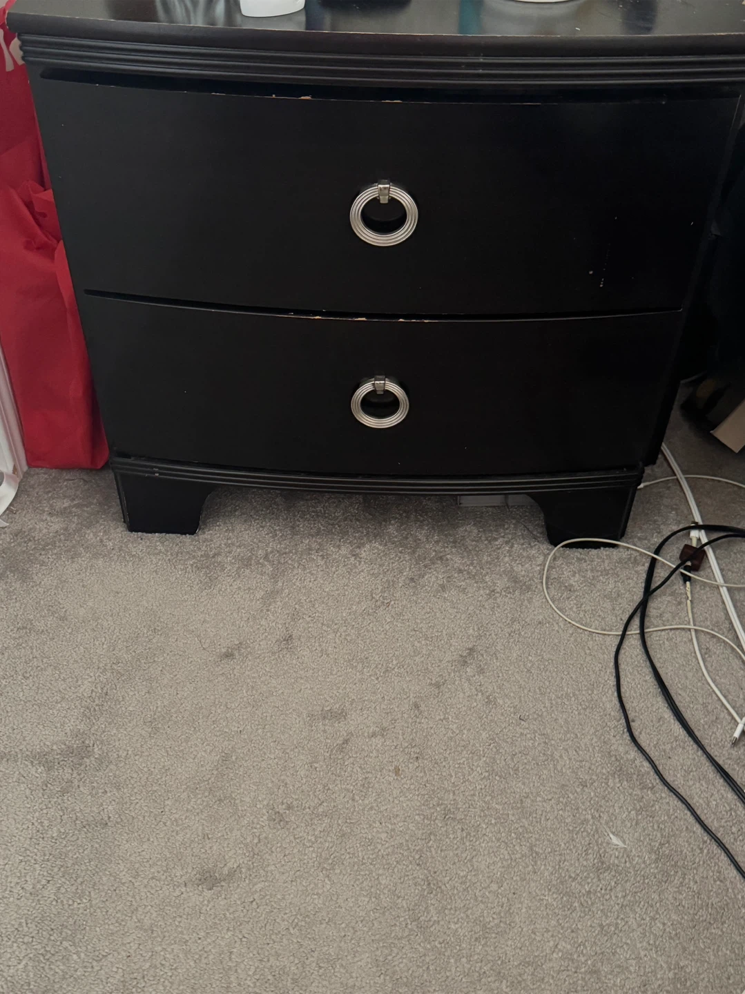 Dark Wood Dresser with 6 Drawers - photo 2
