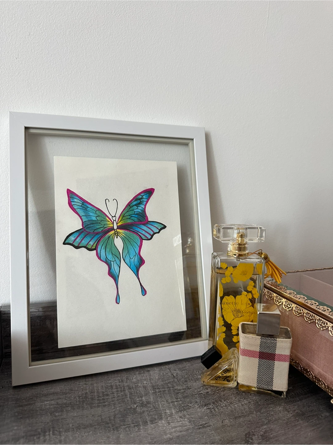 Framed Butterfly Art