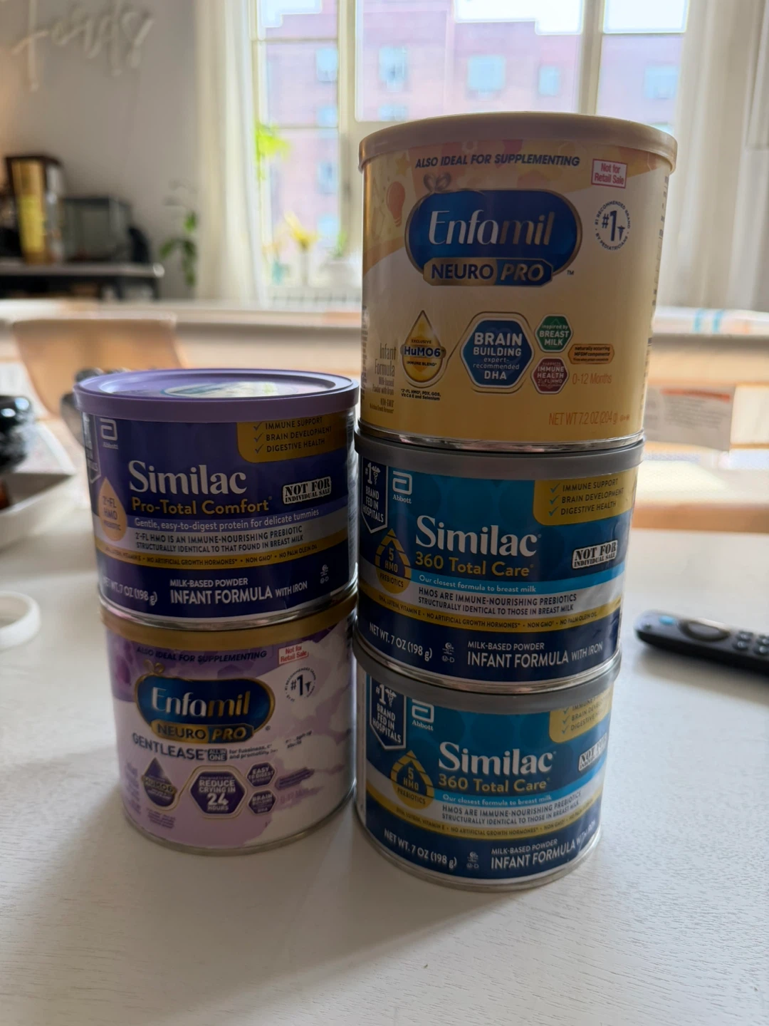 Enfamil Neuro Pro & Similac 360 Total Care Infant Formula