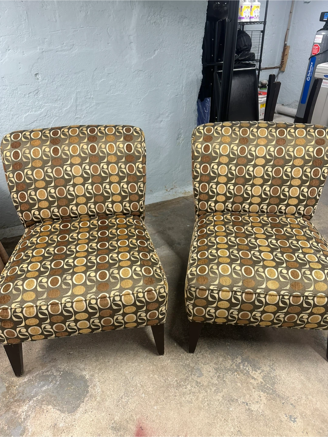 Pair of Armless Accent  Chairs - photo 2