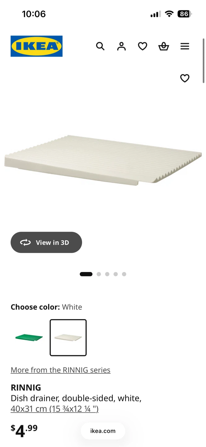 Ikea RINNIG dish rack