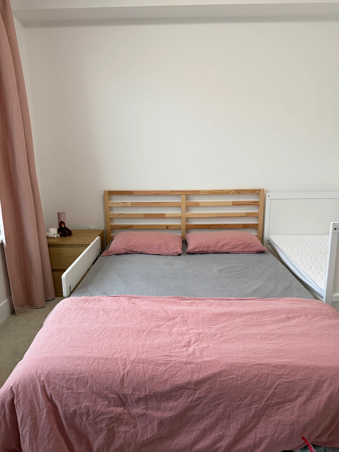 IKEA Wooden Bed Frame with Headboard
