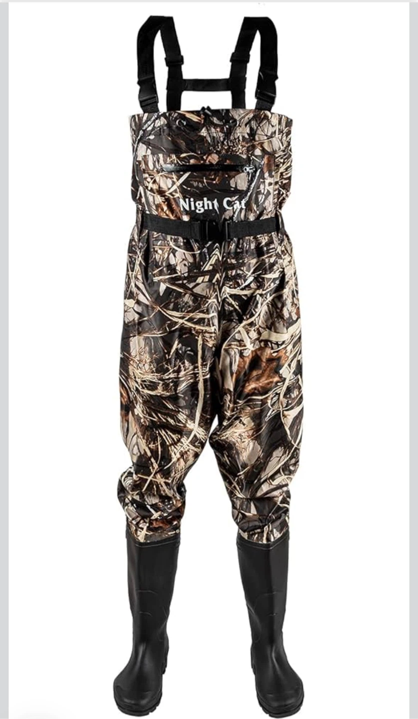 Night Cat Waterproof Fishing Waders with Bootfoot - photo 5
