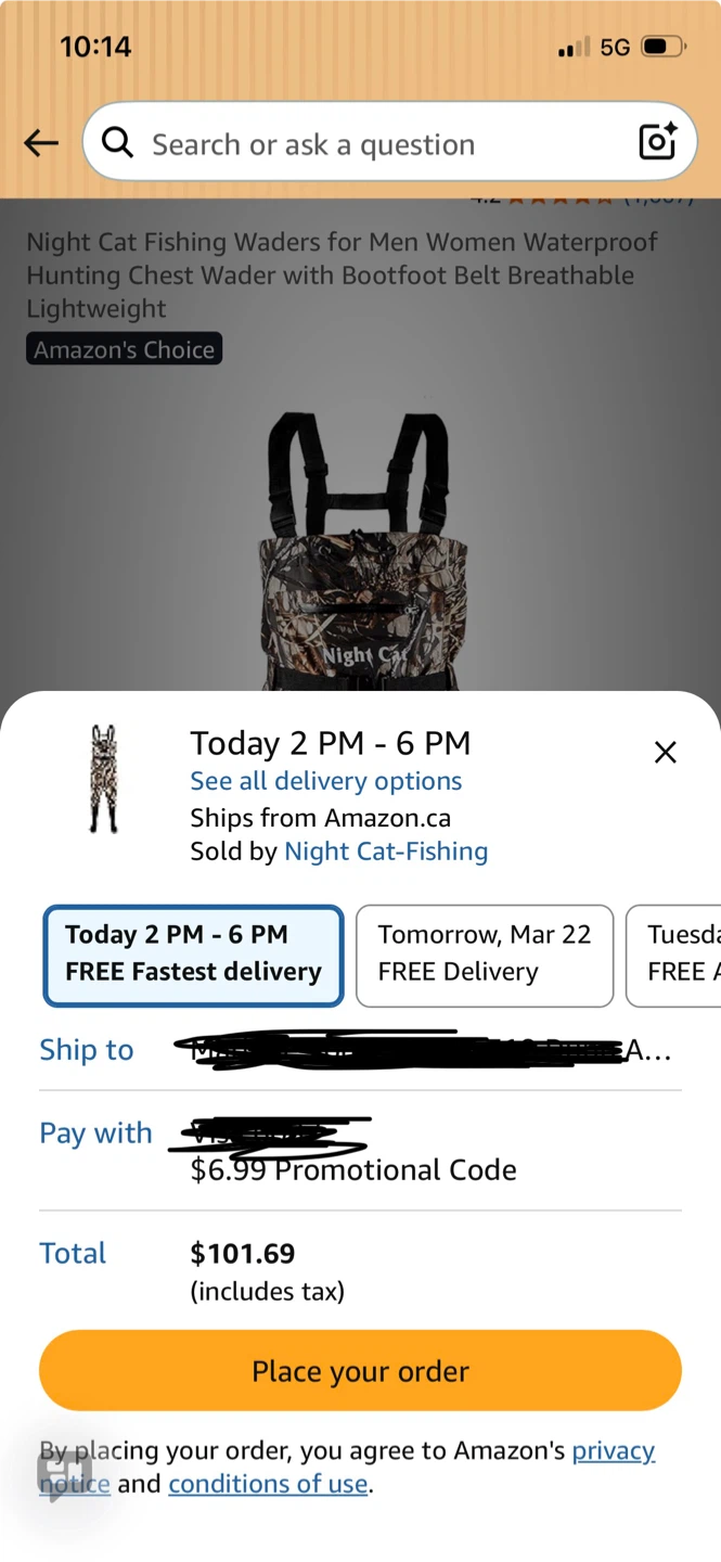 Night Cat Waterproof Fishing Waders with Bootfoot - photo 3