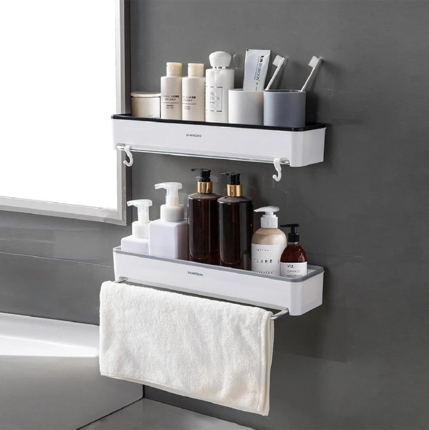 Wall Shelf Organizer (White)