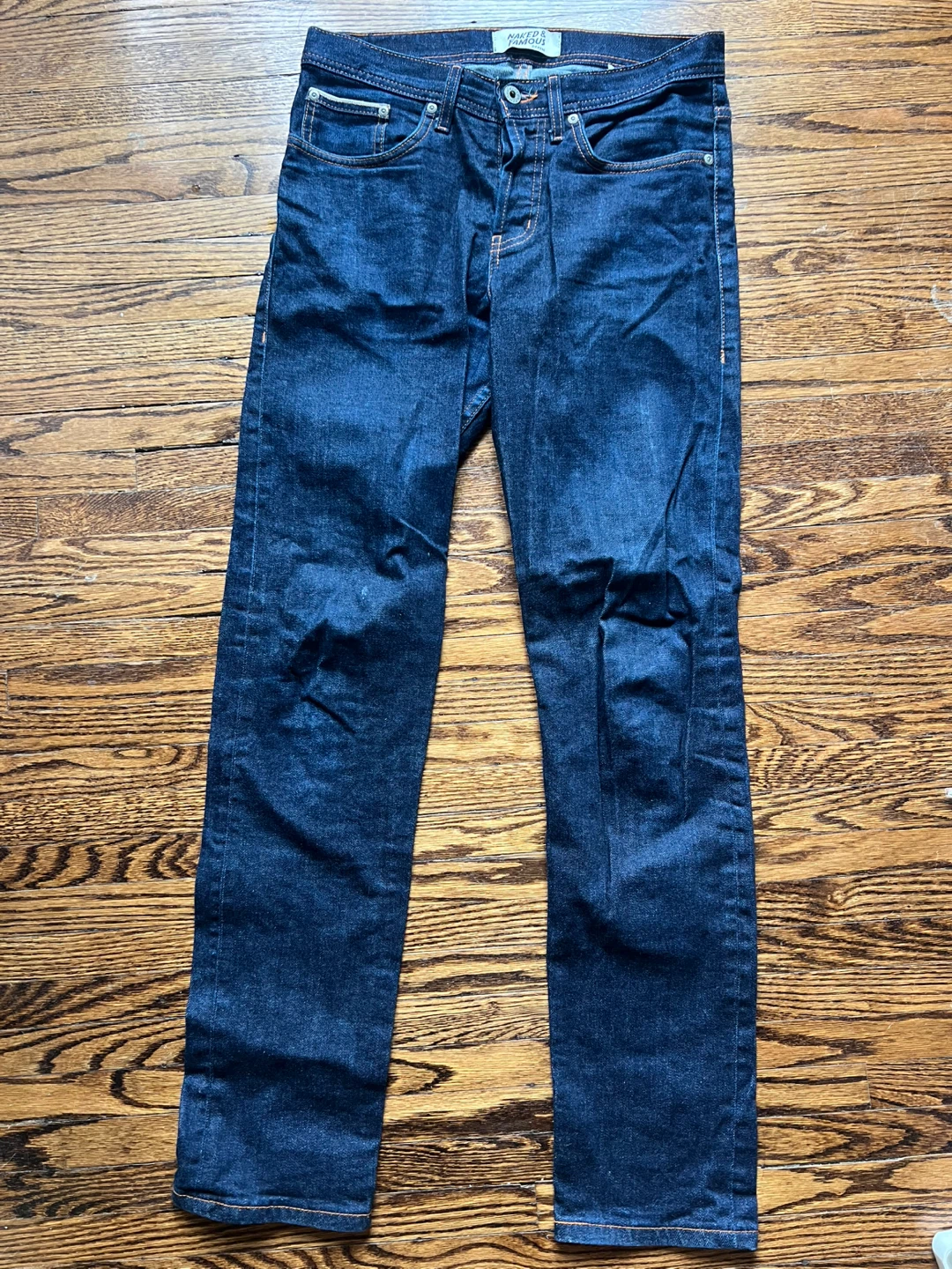 Raw Denim Naked & Famous Jeans - Size 29