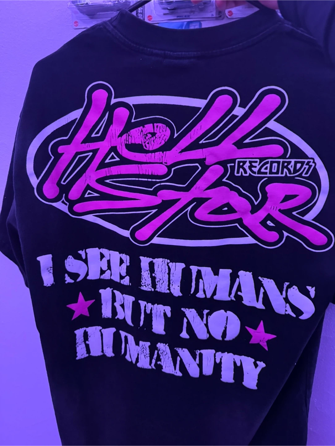 Hellstar Records T-Shirt "I See Humans But No Humanity"