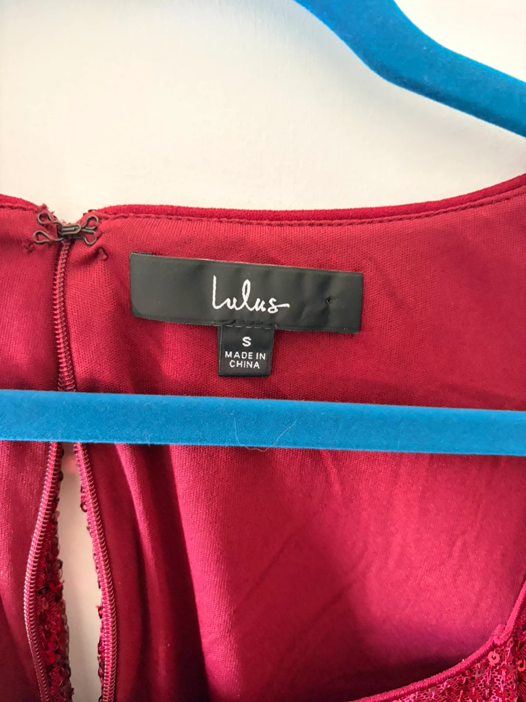 Lulus Red Sequin Long Sleeve Puff Sleeve Top - photo 3