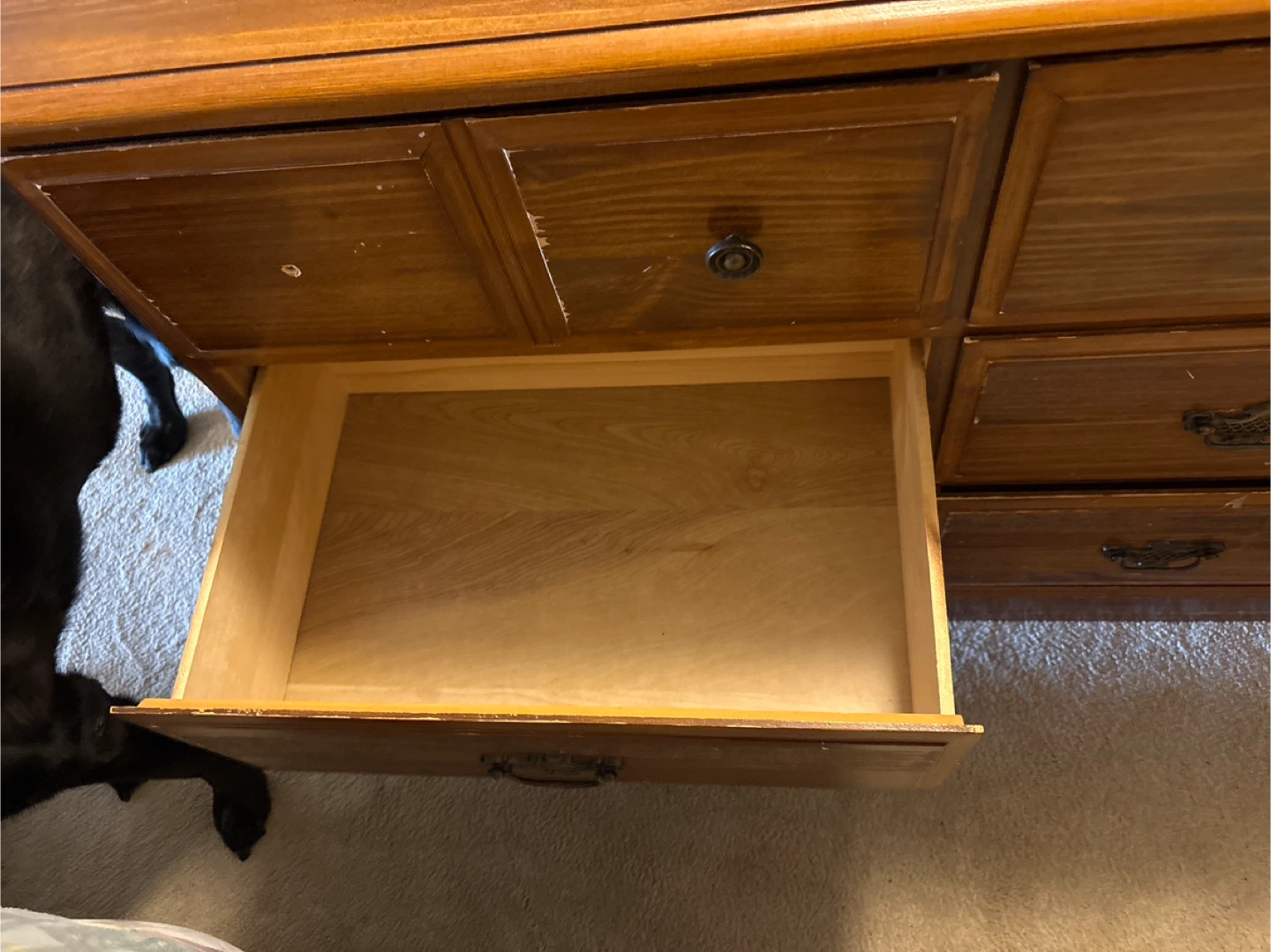 Wooden Dresser with 9 Drawers - photo 2