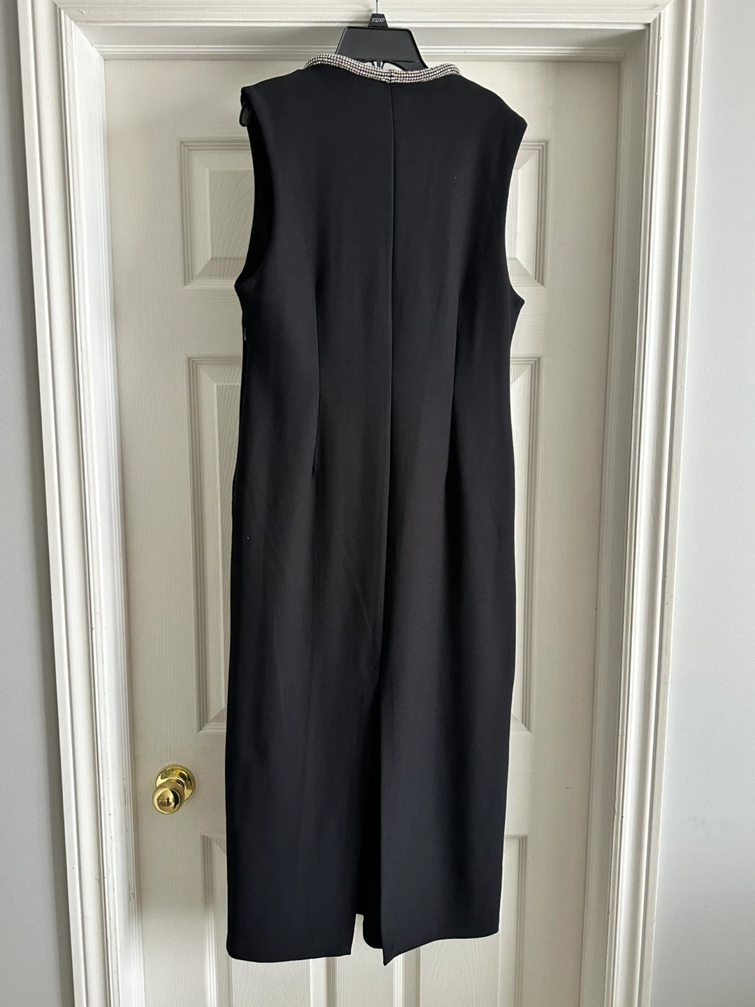 H&M Edition Black Sleeveless Dress with Rhinestone Detail - photo 3