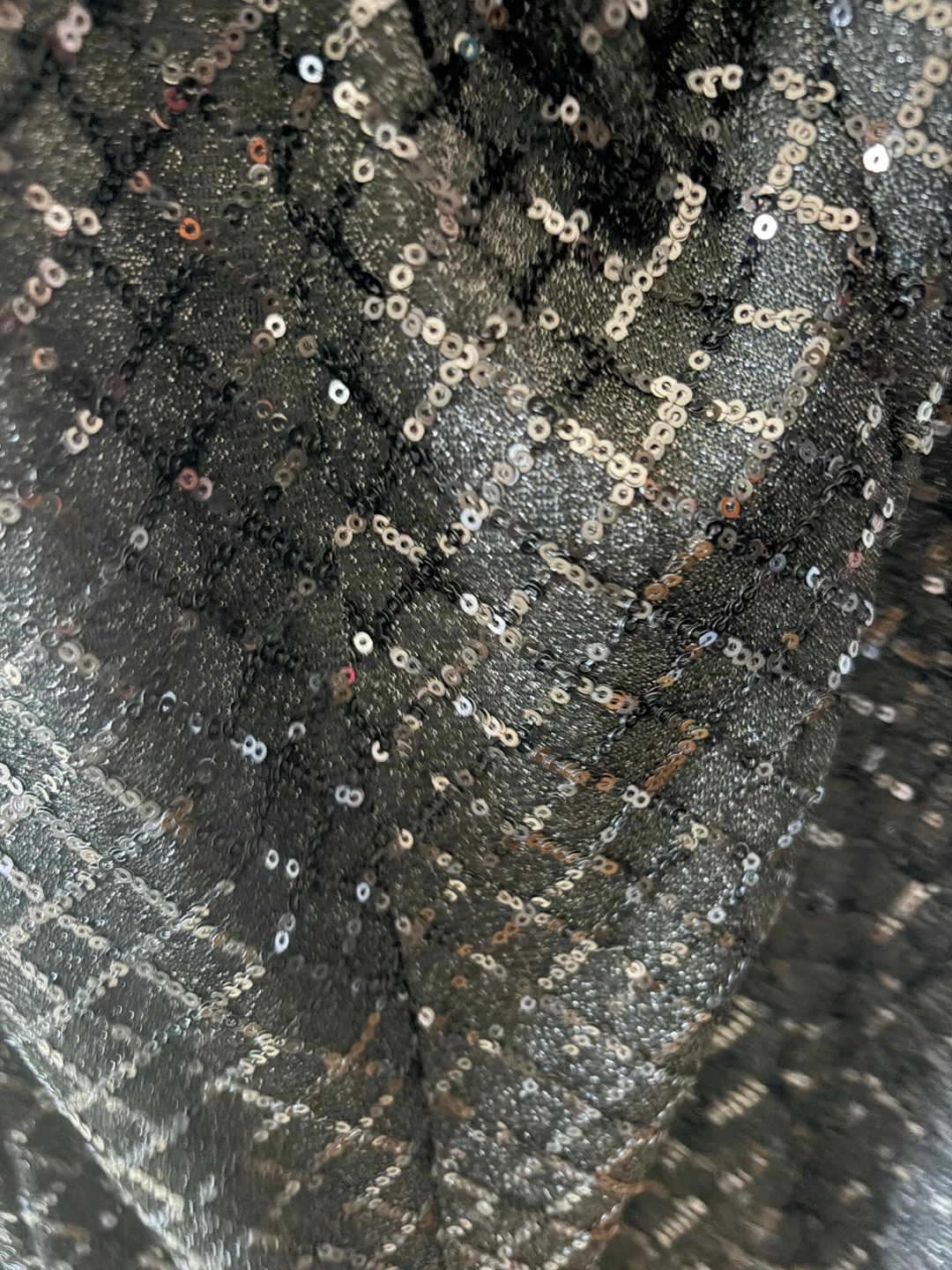 Lulus Black Sequin Strapless Scort Size L - photo 3