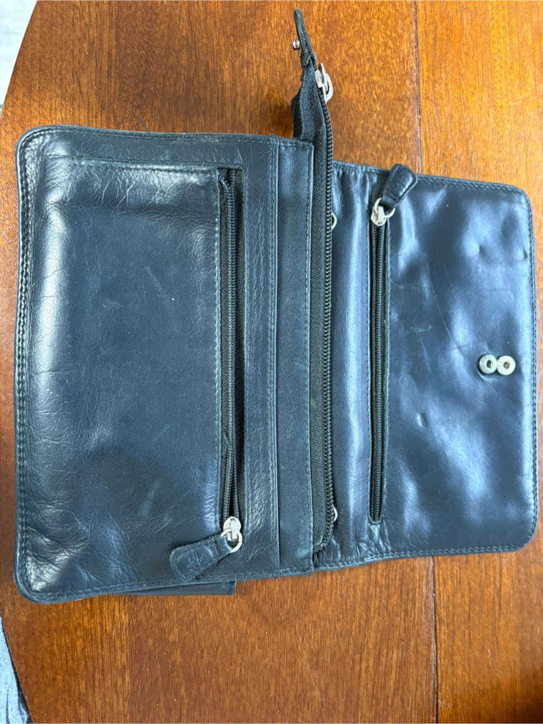 Derek Alexander Black Leather Wallet - photo 3