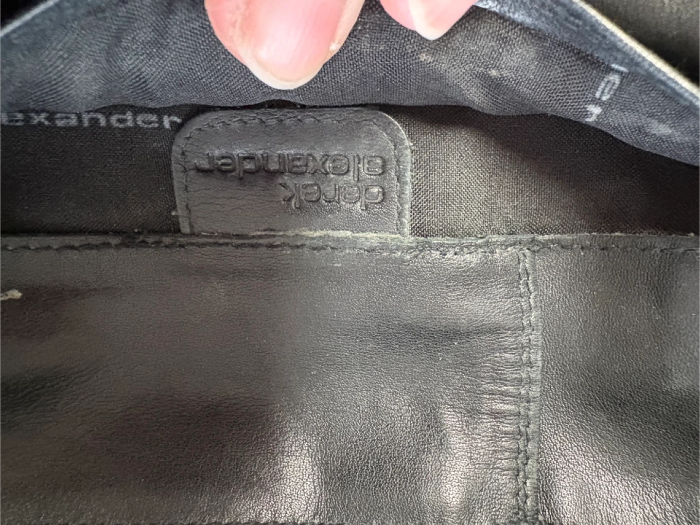 Derek Alexander Black Leather Wallet - photo 5