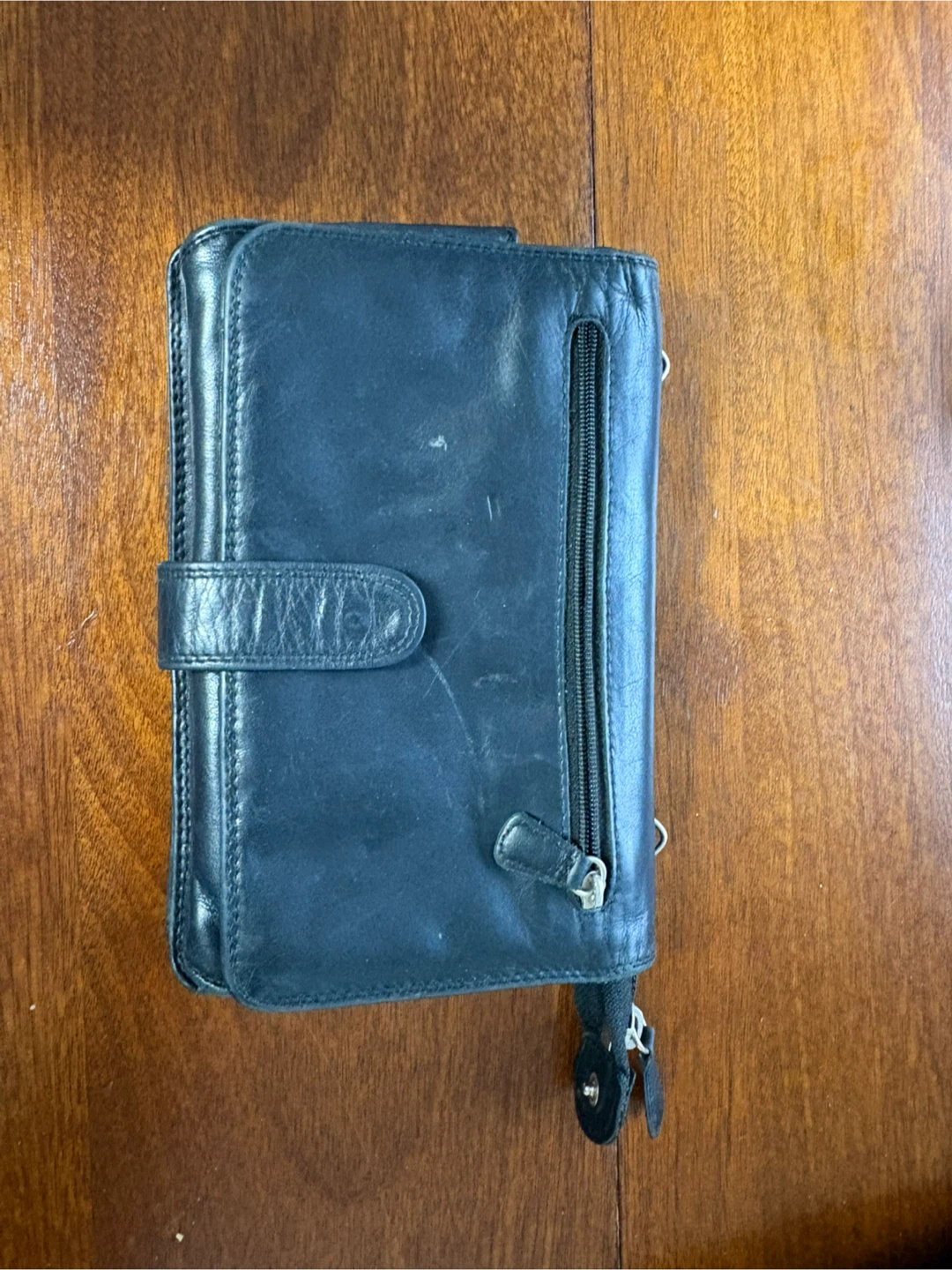 Derek Alexander Black Leather Wallet