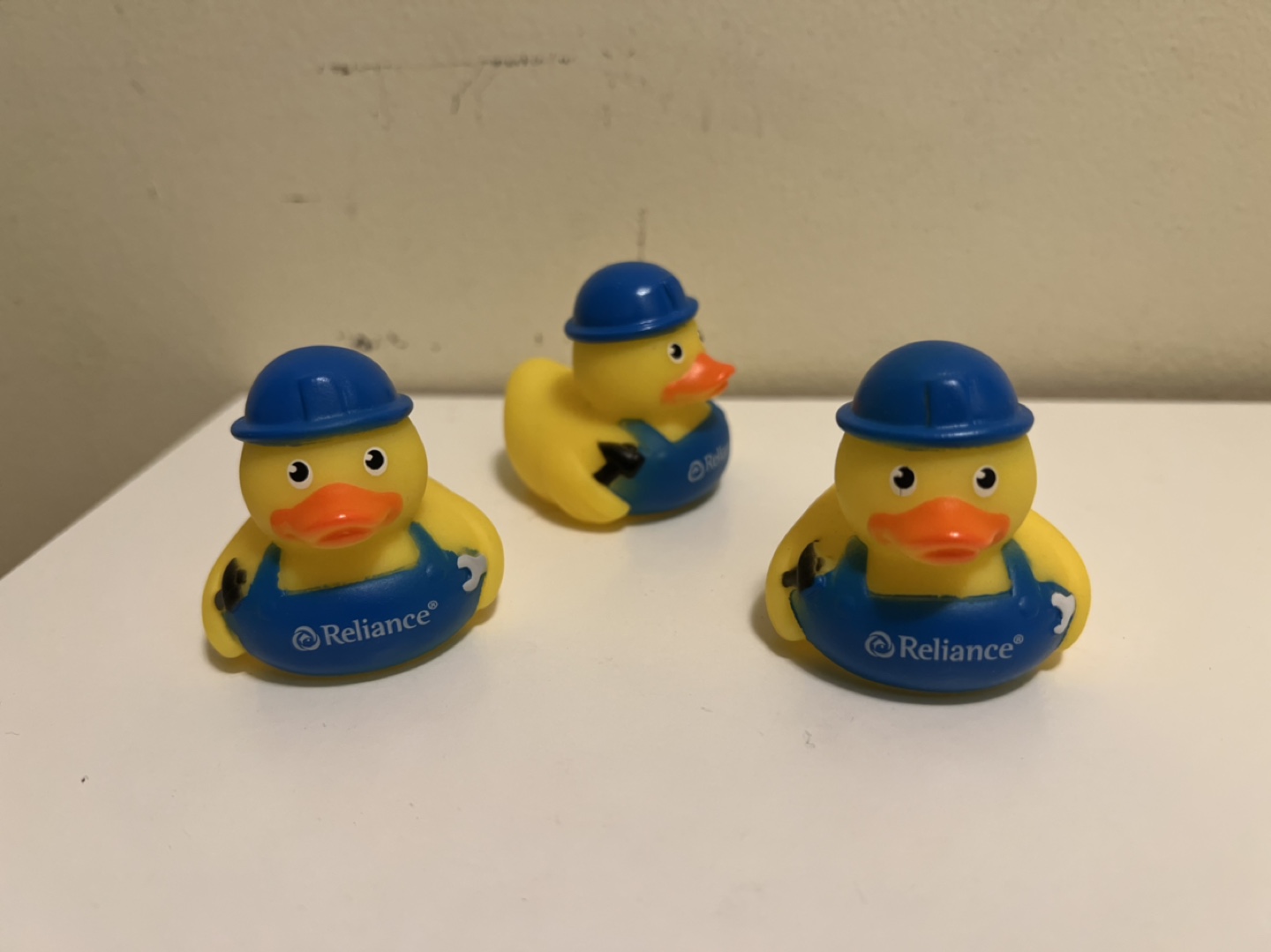 New-Reliance Rubber Ducks - Set of 3