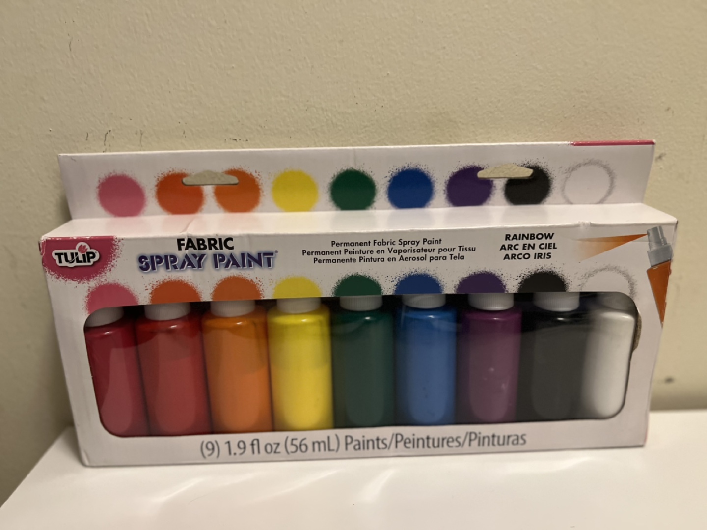 New-Tulip Fabric Spray Paint Set - Rainbow