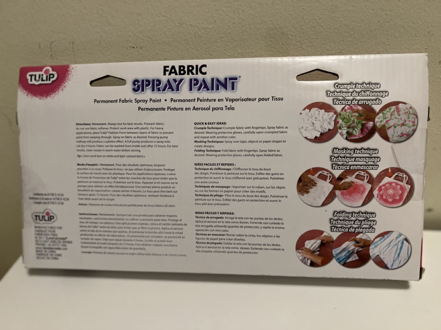 New-Tulip Fabric Spray Paint Set - Rainbow - photo 2