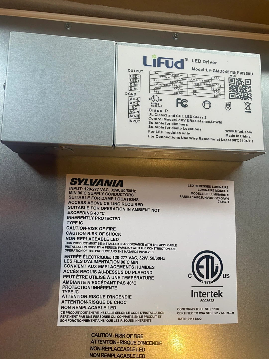 Sylvania LEDVANCE 2x4 Edge Lit Panel Light