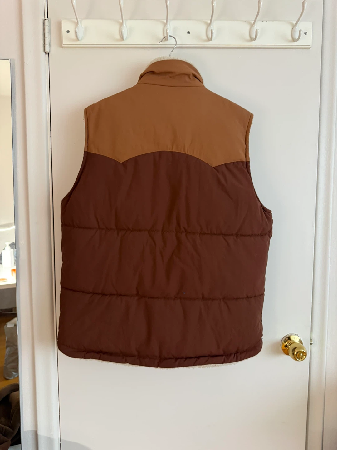 Jack and Jones Mens Reversible Sherpa Lined Vest - photo 3