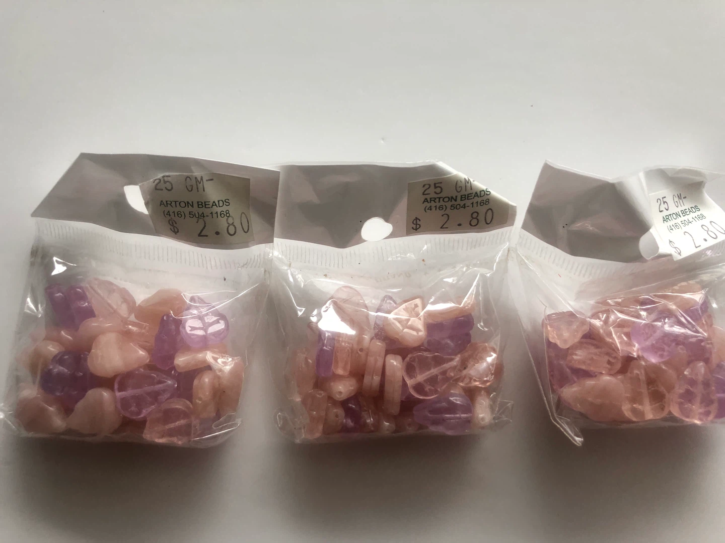 leaf shape beads 3 packages - photo 4