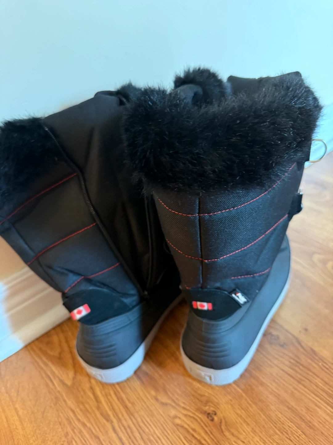 Pajar Canada Black Fur Trimmed Snow Boots - photo 2