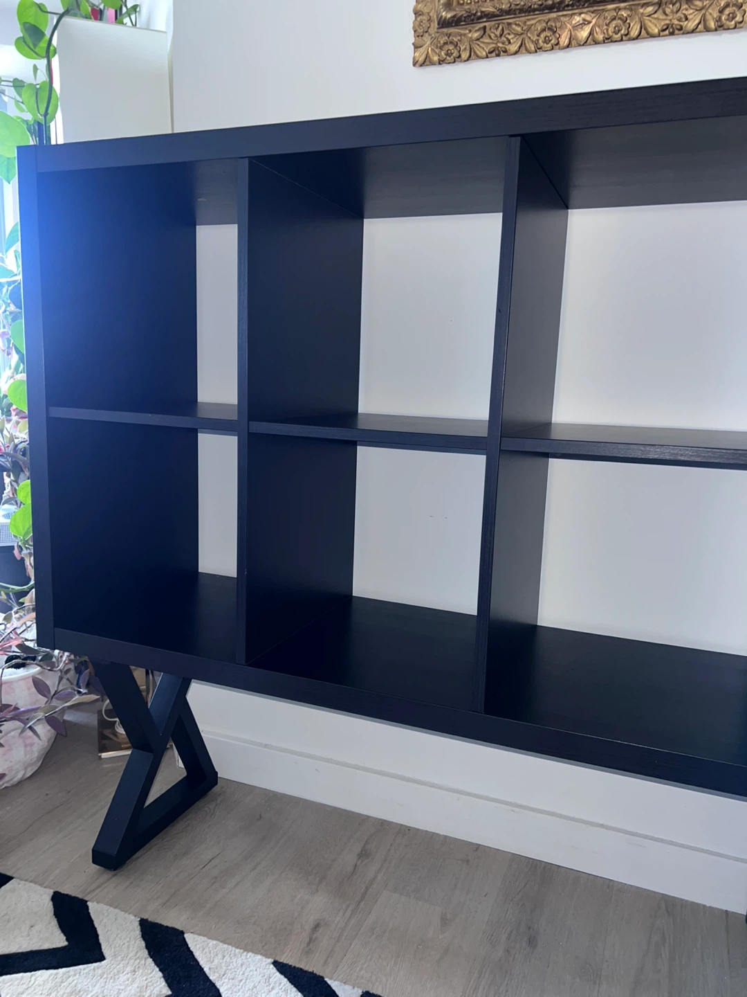 IKEA KALLAX 8-CUBE WITH METAL LEGS - photo 4