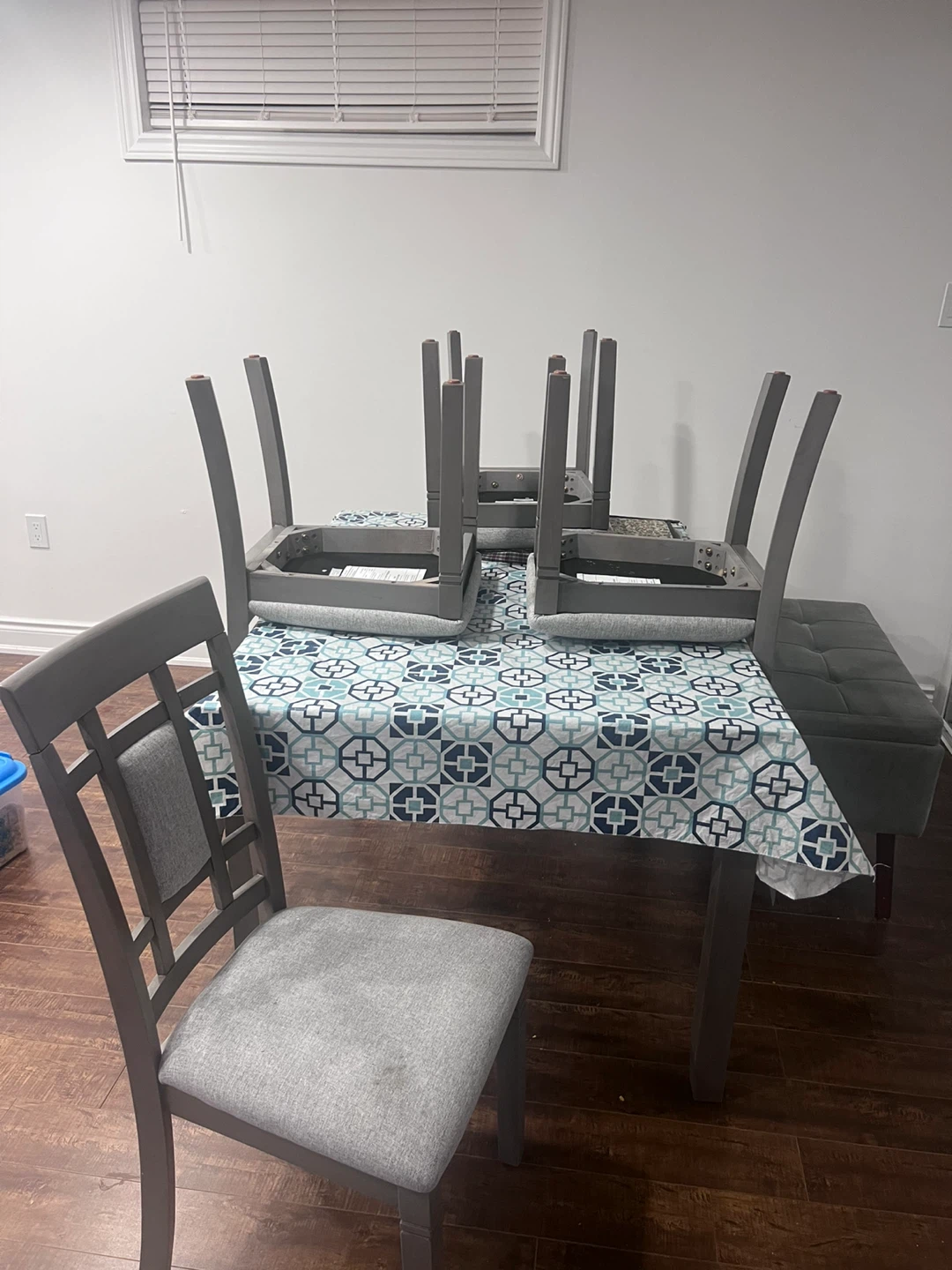 “ Dining Table Set with 4 Chairs – Like New – $300”