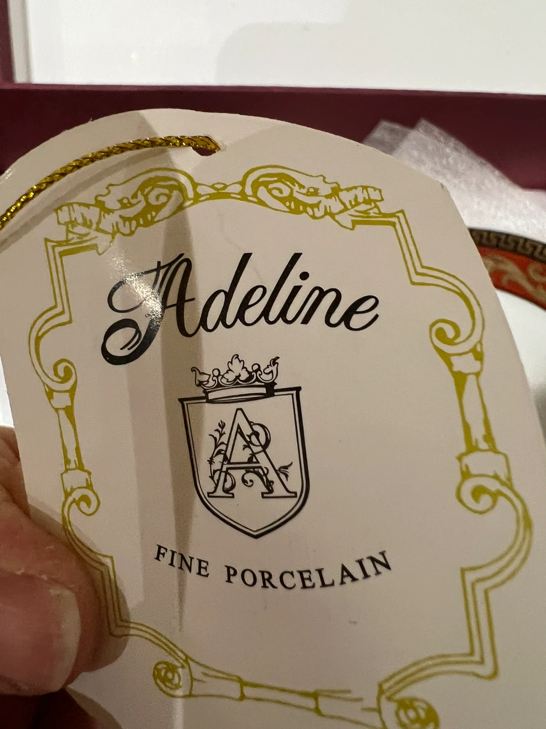 Adeline Fine Porcelain Tea Cups and Saucer Set - photo 4
