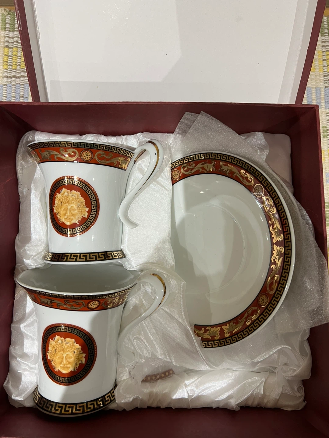 Adeline Fine Porcelain Tea Cups and Saucer Set - photo 2