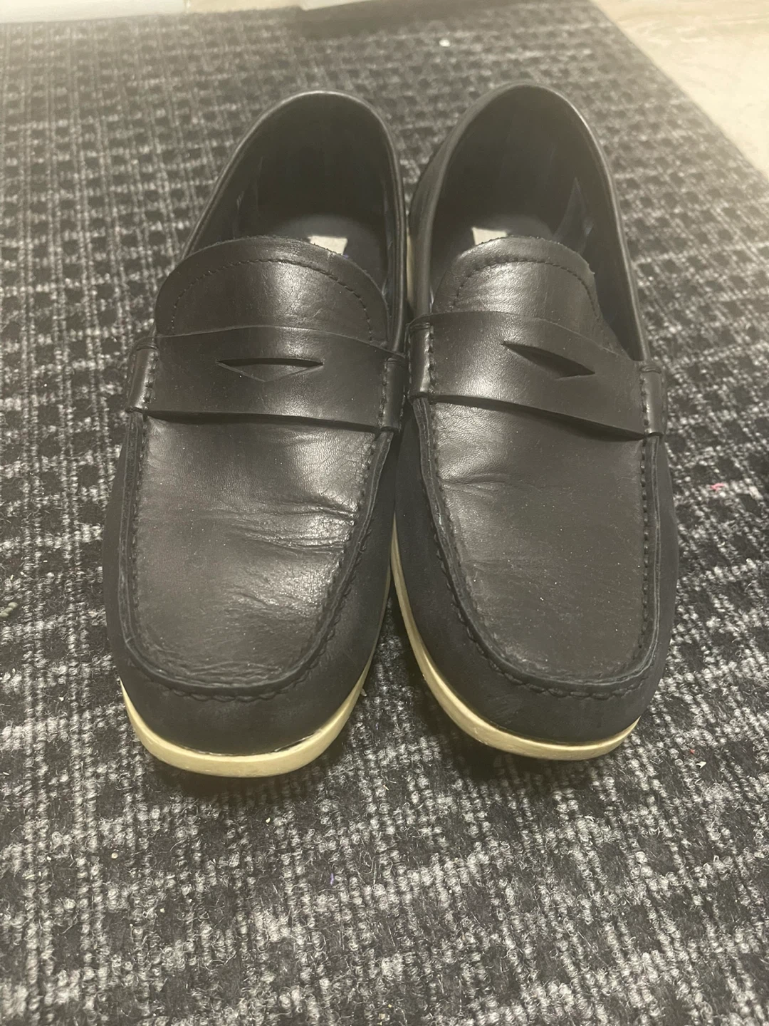 Steve Madden Black Loafers - Men's Size 9 - photo 2