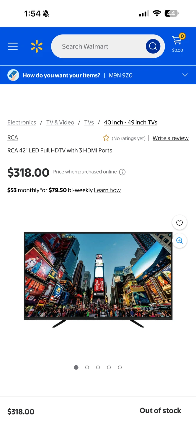 RCA 42" Full HD TV with 3 HDMI Ports
