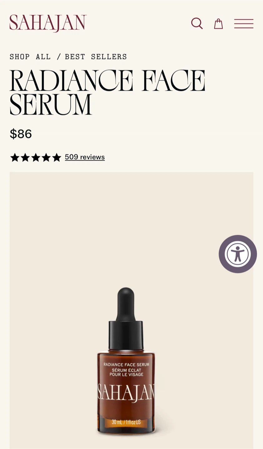 Sahajan serum and toner - photo 3