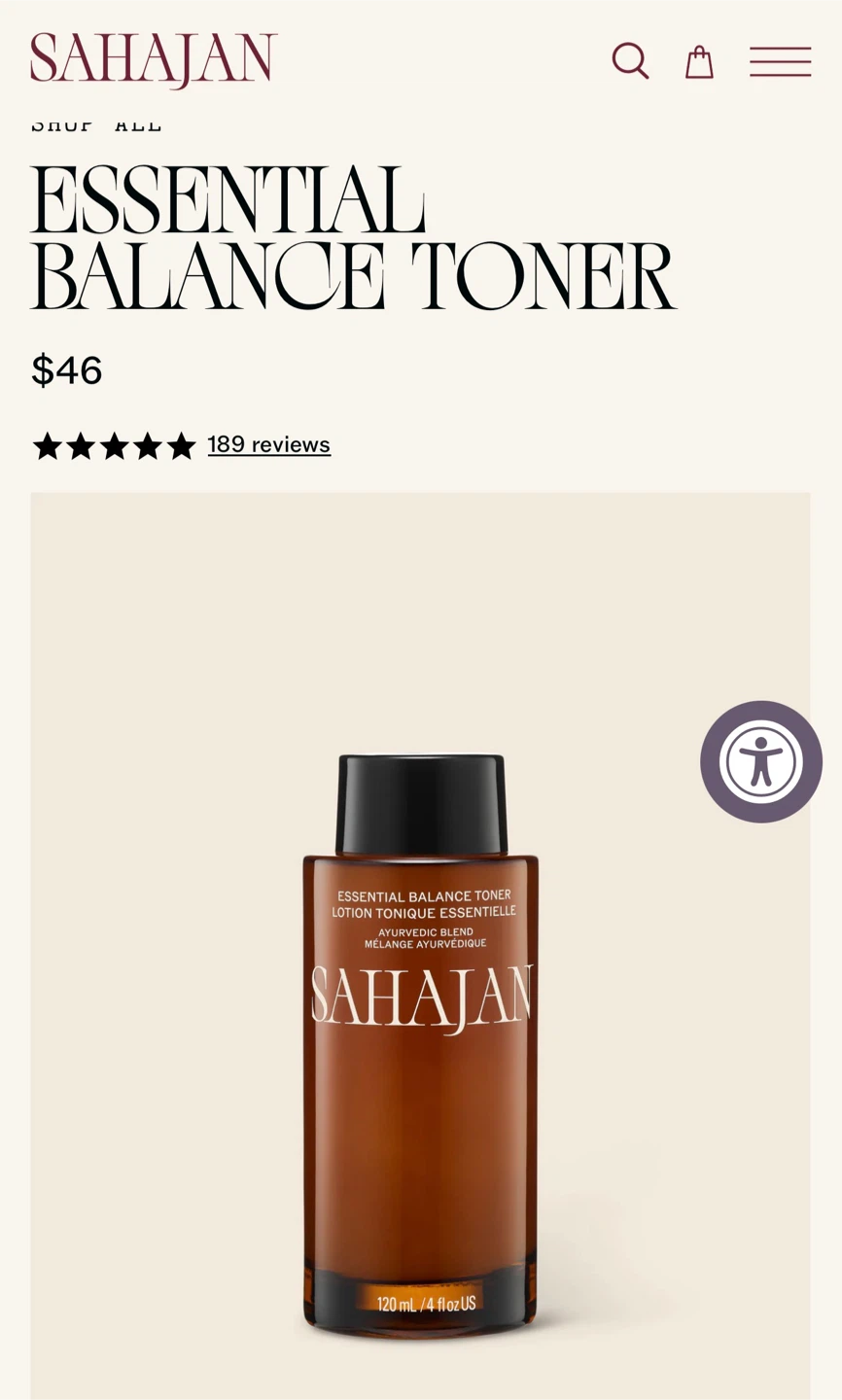 Sahajan serum and toner - photo 4