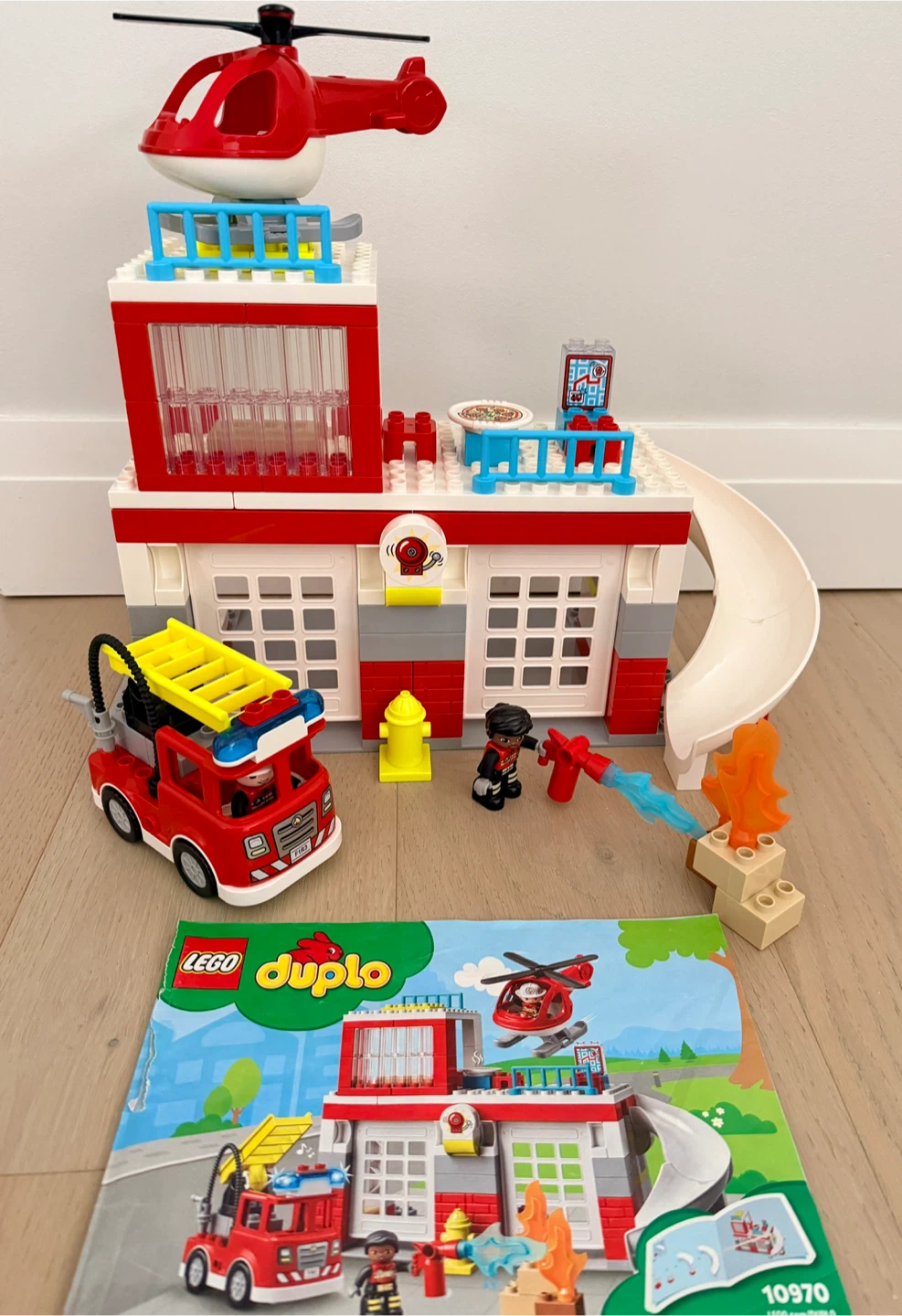 LEGO DUPLO Fire Station & Helicopter Playset 10970