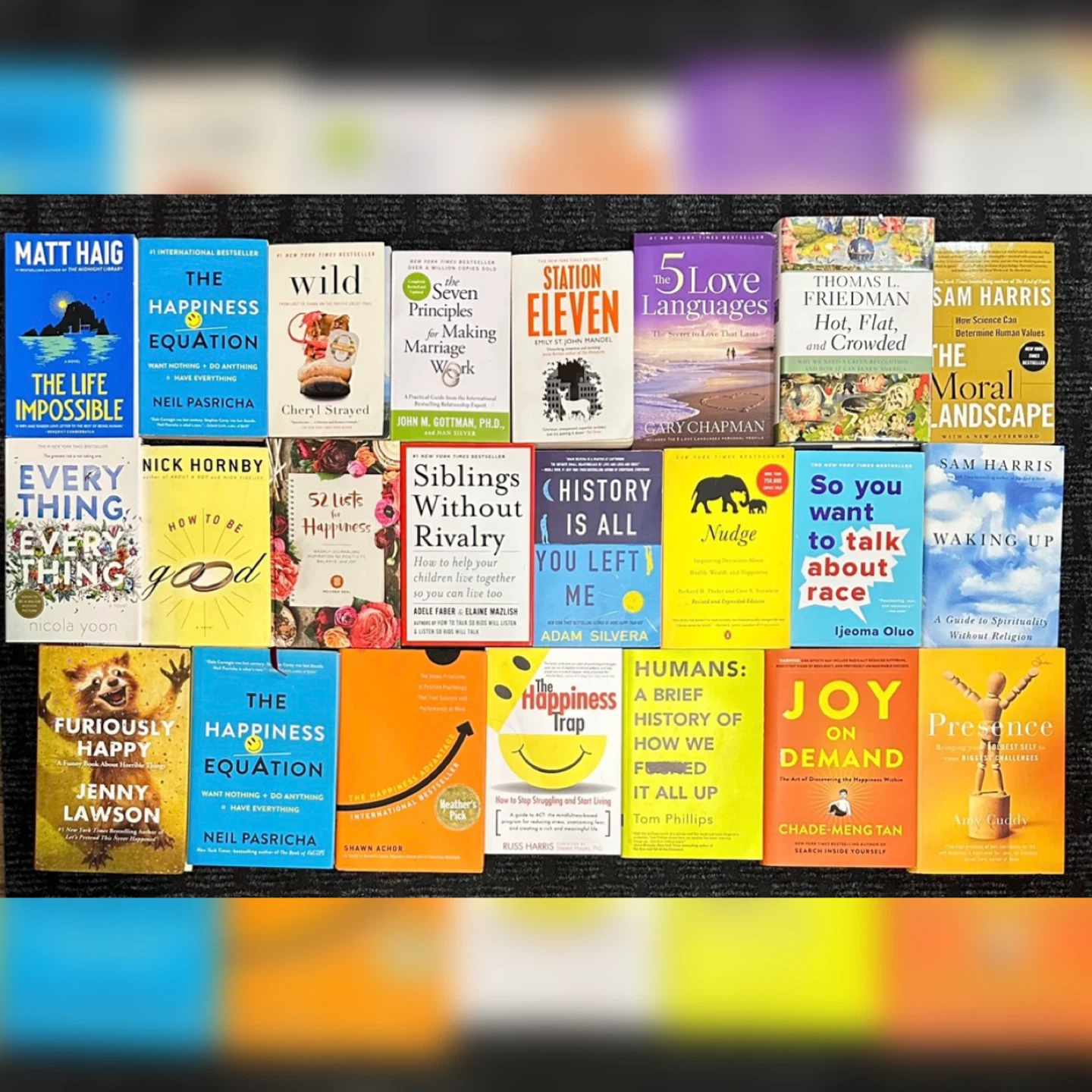 Happiness advantage, Happiness equation, and more