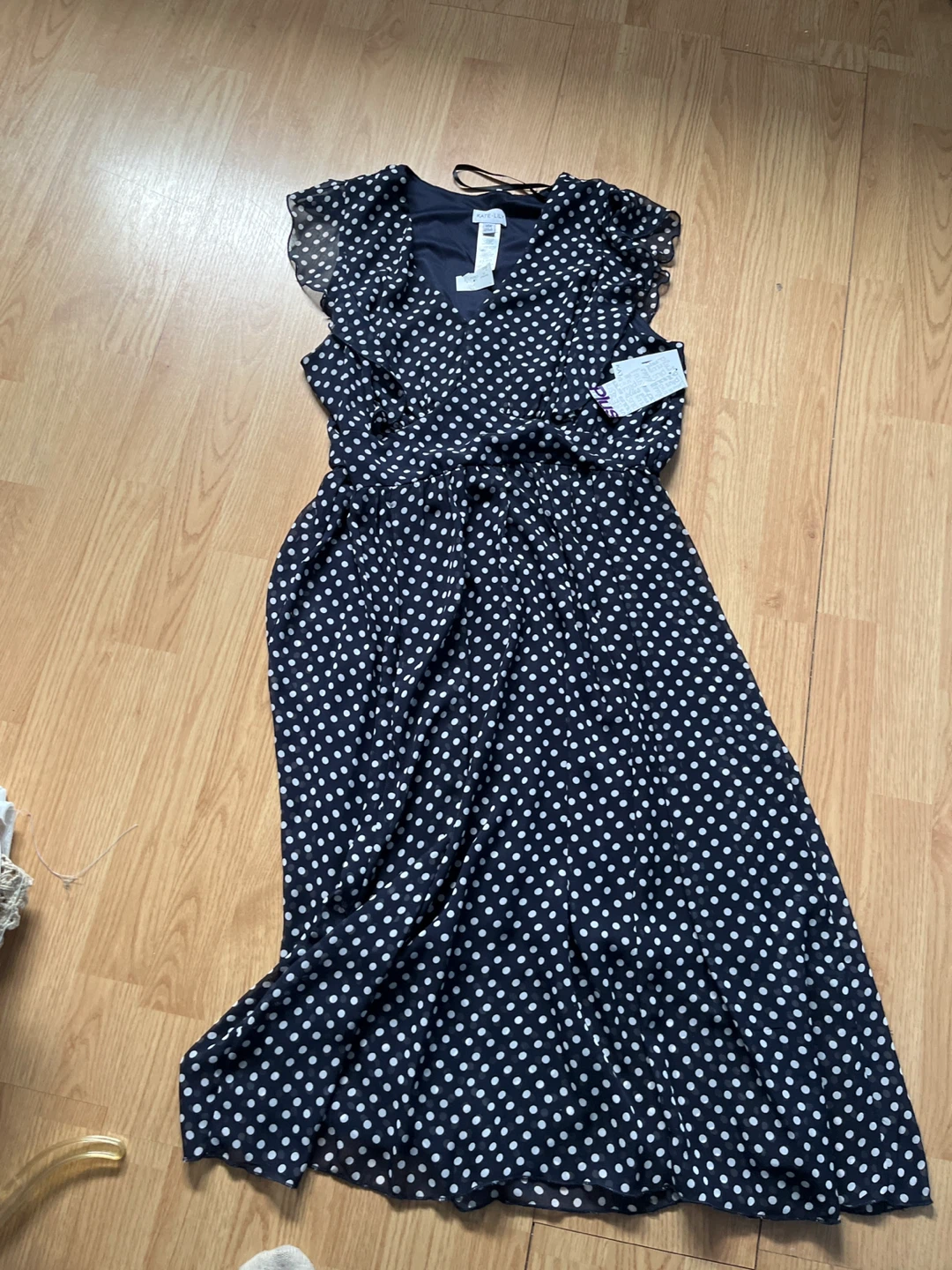 Kate & Lily Polka Dot Maxi Dress