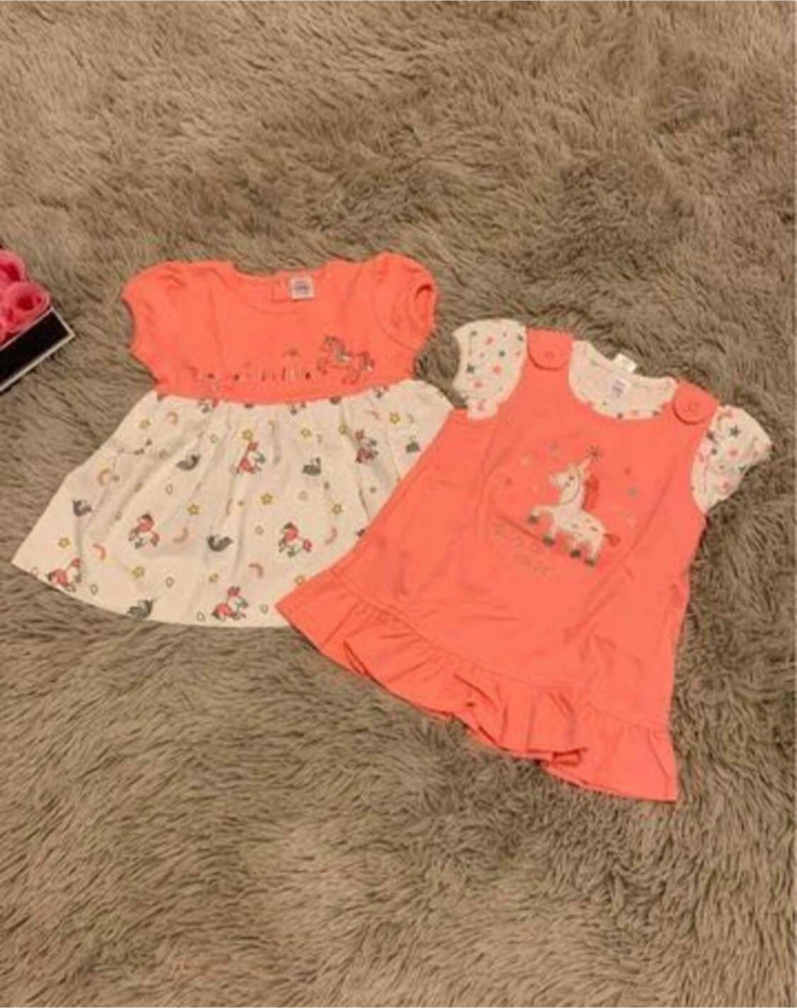 NWOT Candy House Baby Girls Unicorn Dress Set (6-9M) - photo 3