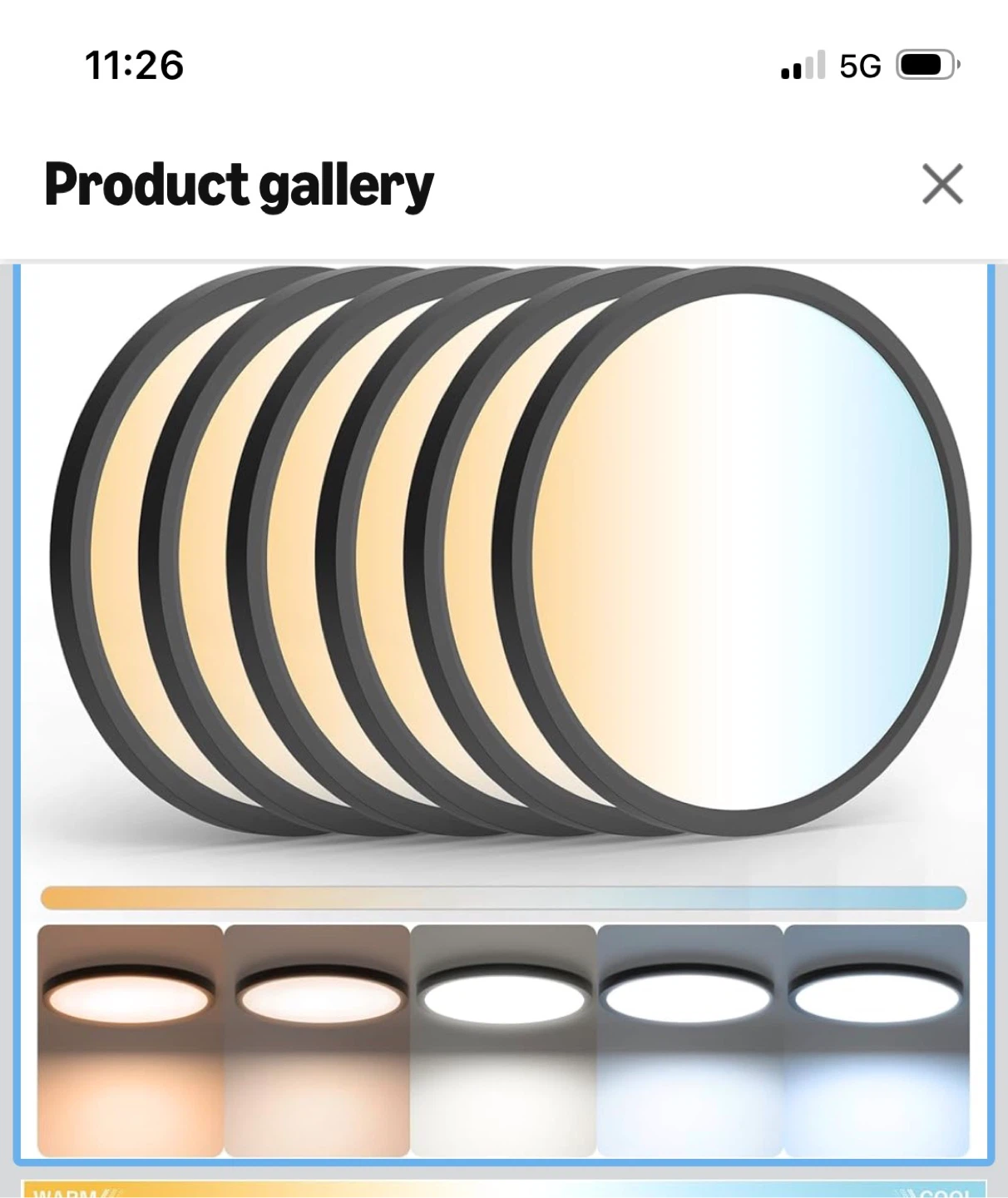 12 inch LED Flush Mount Ceiling Light