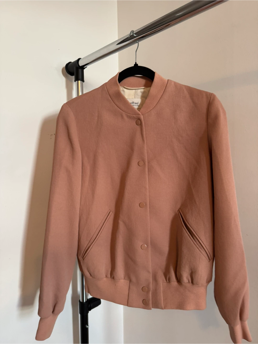 Wilfred Pink Bomber Jacket Size S - photo 4