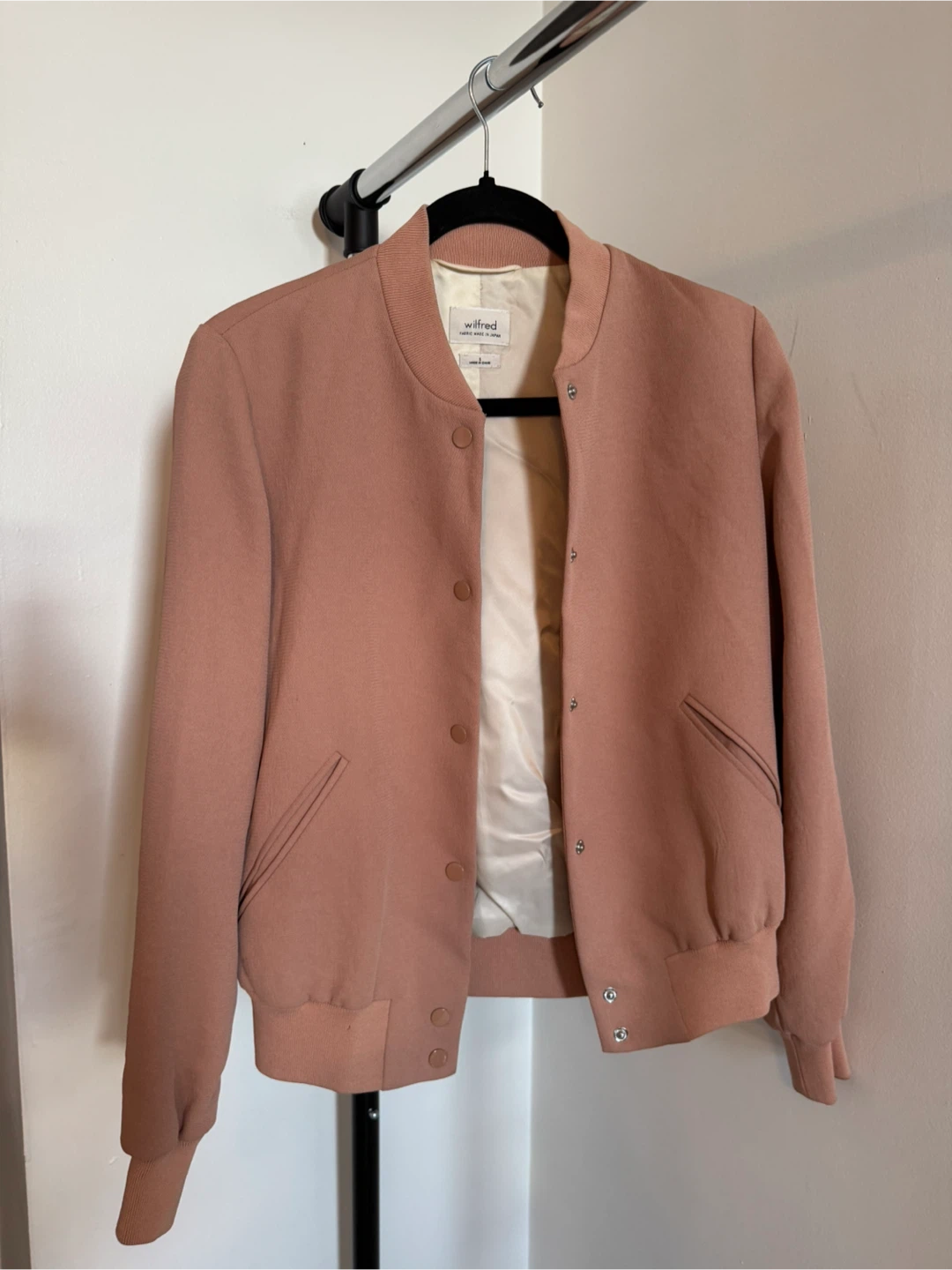 Wilfred Pink Bomber Jacket Size S