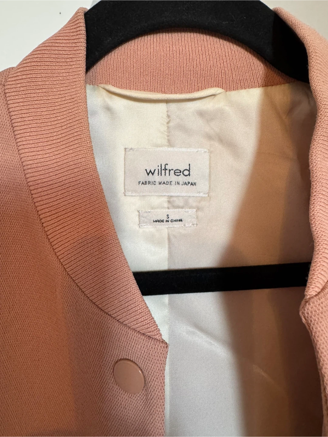 Wilfred Pink Bomber Jacket Size S - photo 2