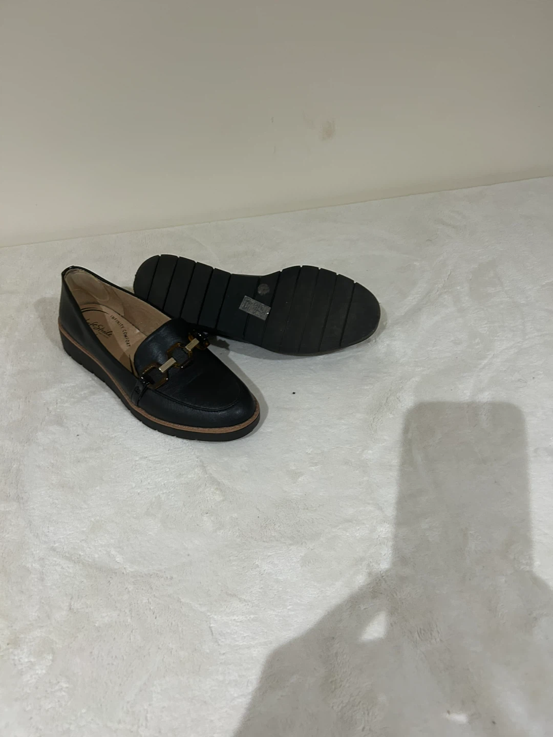 LifeStride Black Loafers with Tortoiseshell Detail - photo 4