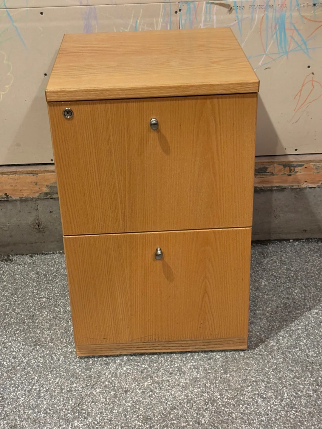Wooden Office Filing Cabinet For Sale