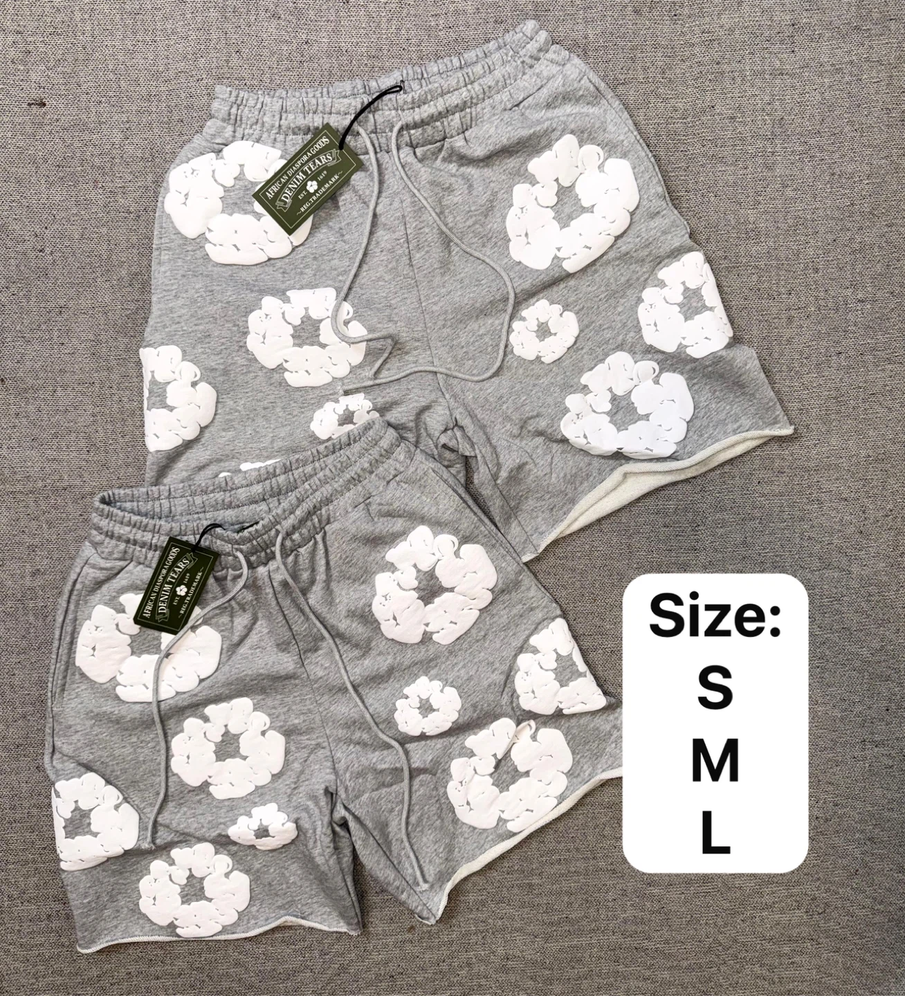 Afrikan Curls Denim Tears Shorts - photo 3
