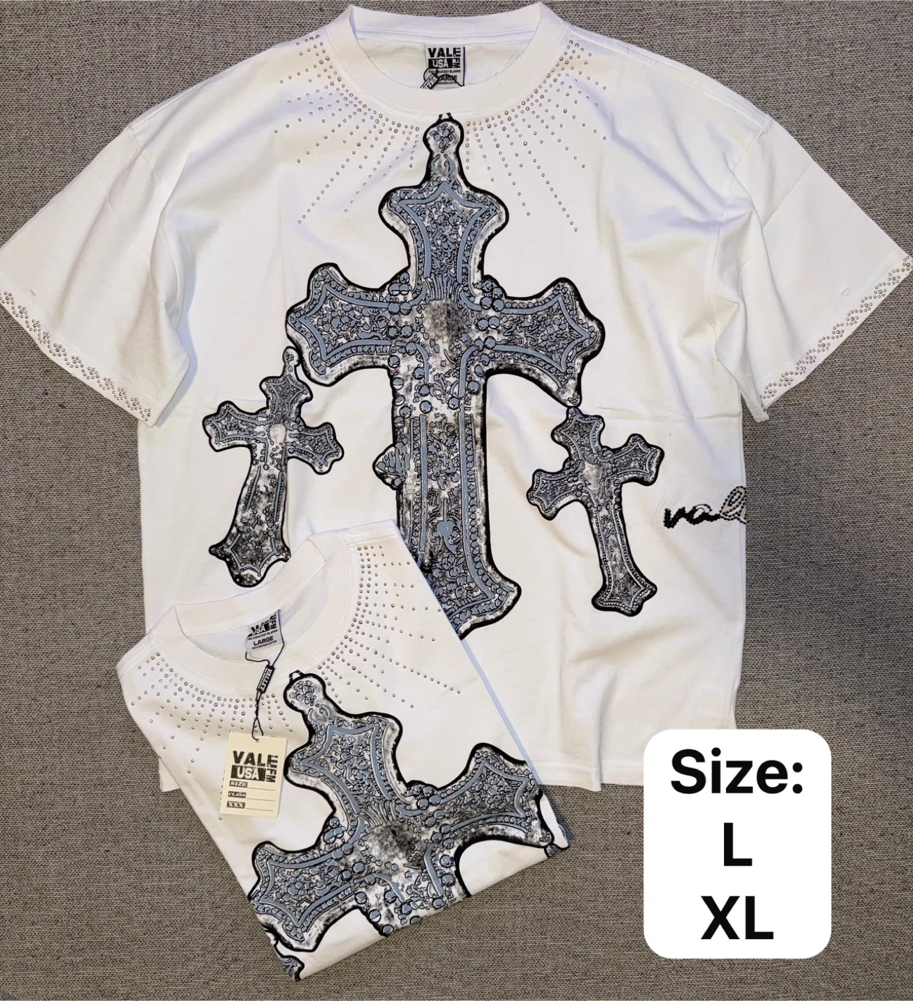 VALE USA Graphic T-Shirt - Black - photo 3