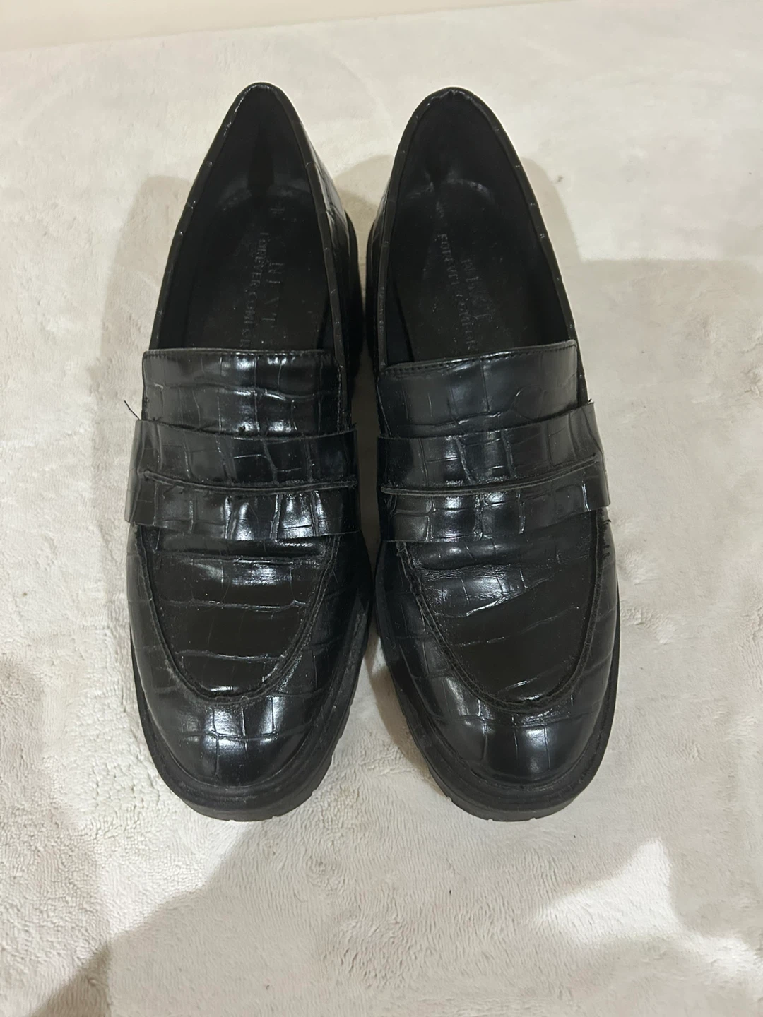 NEXT. Black Crocodile Loafers - photo 4