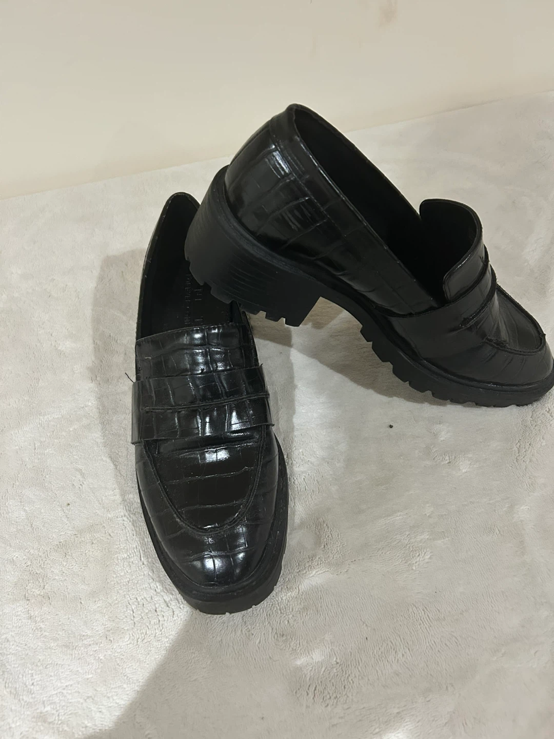 NEXT. Black Crocodile Loafers - photo 2