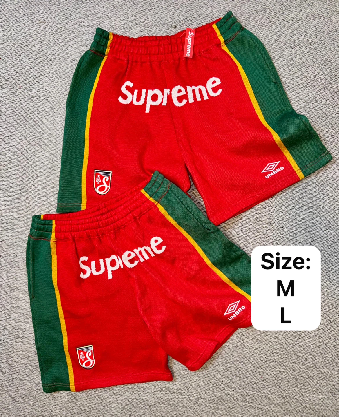 Supreme x Umbro Shorts (Red & Blue)