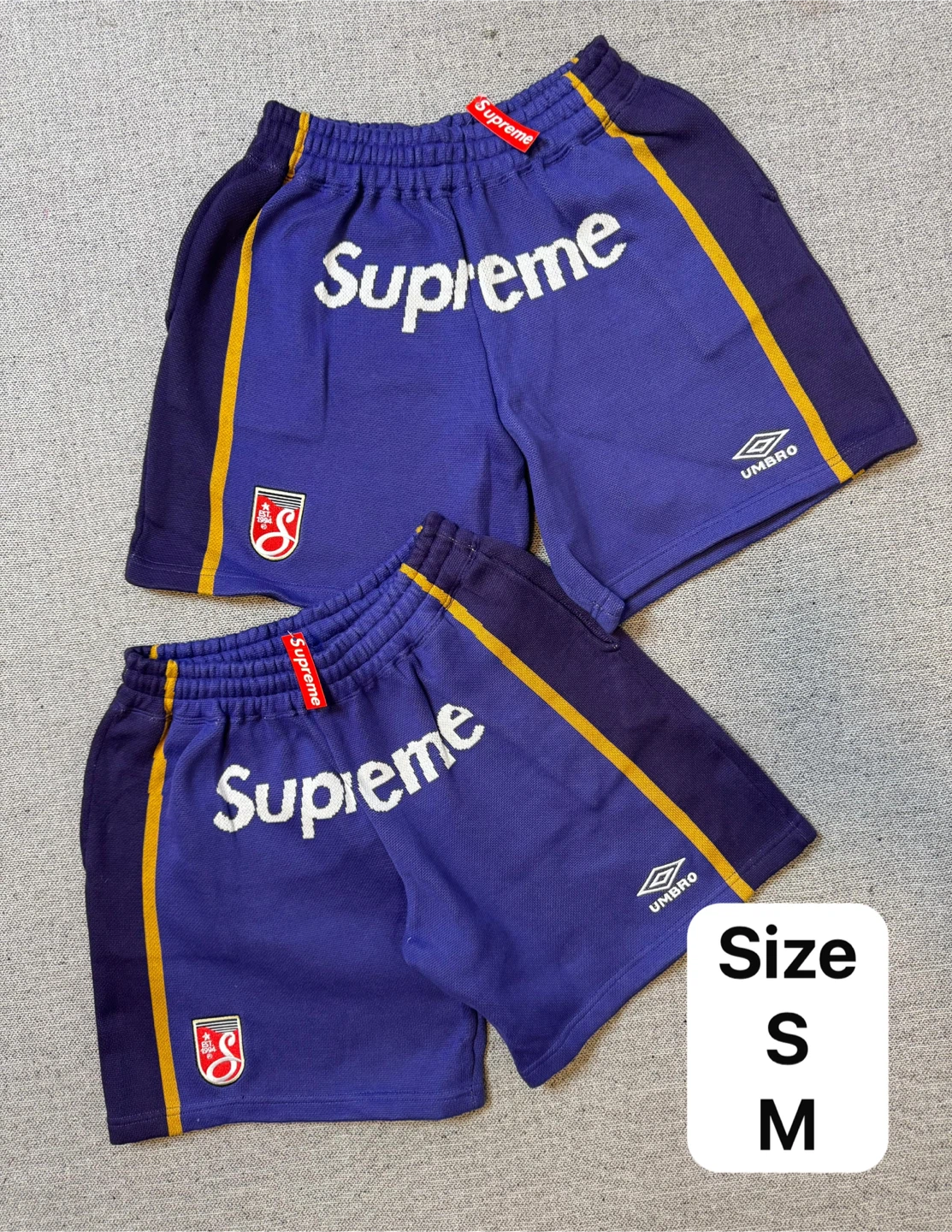 Supreme x Umbro Shorts (Red & Blue) - photo 2